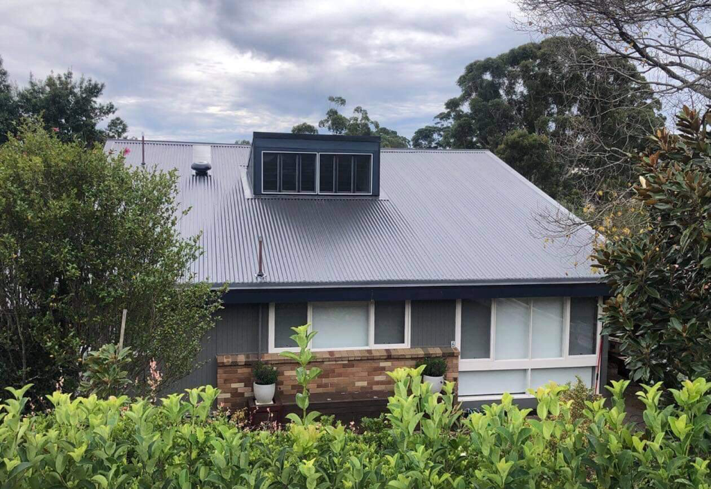 Monument corrugated iron roof 